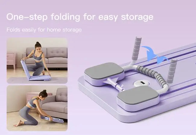 Smart Multifunctional Fitness Trainer with Timer & Thick Pads