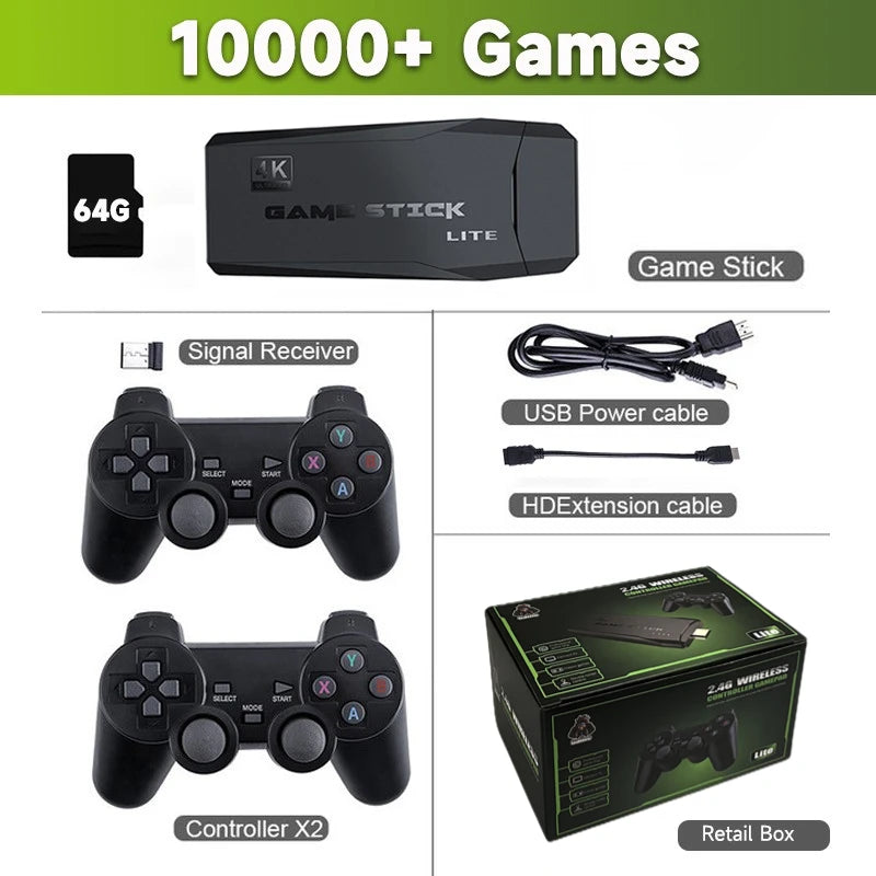 RetroBox Console with 1000+ Built-In TV Games & HD Output
