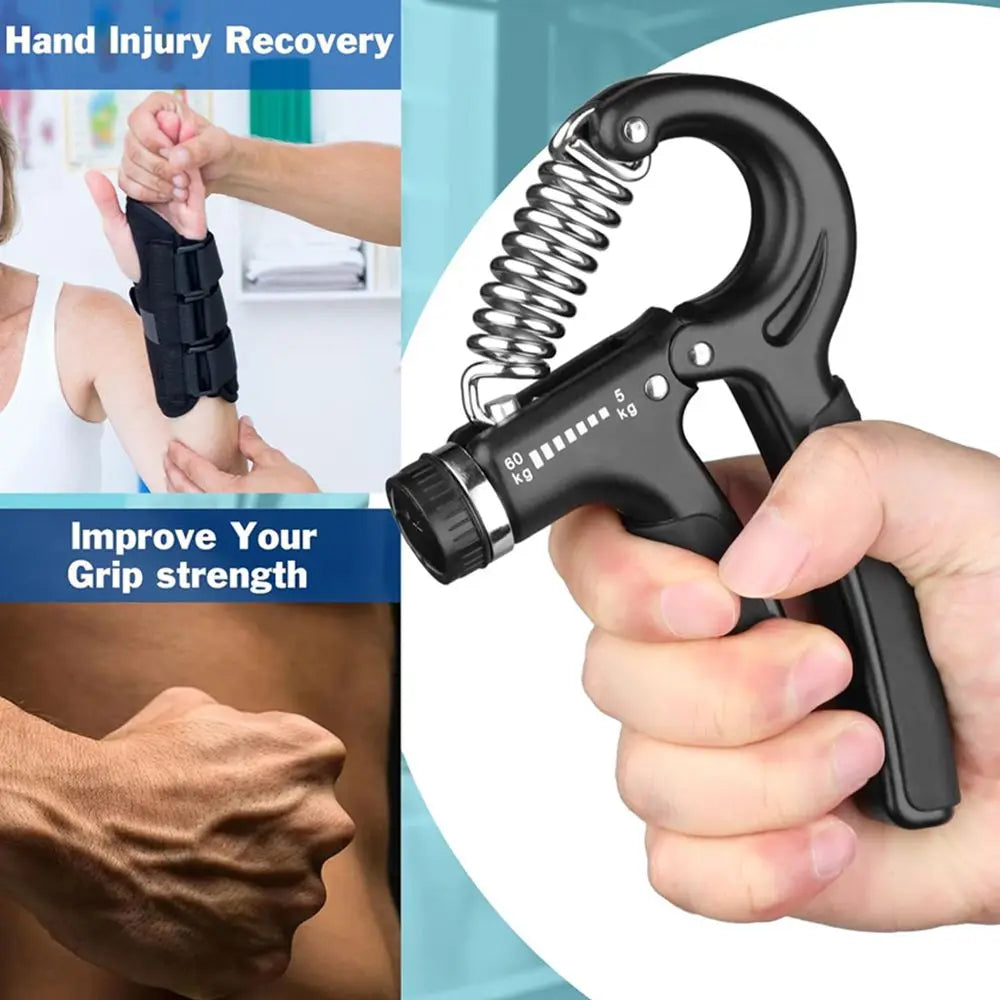 Adjustable Hand Gripper – Grip Strength Trainer for Endurance & Stamina