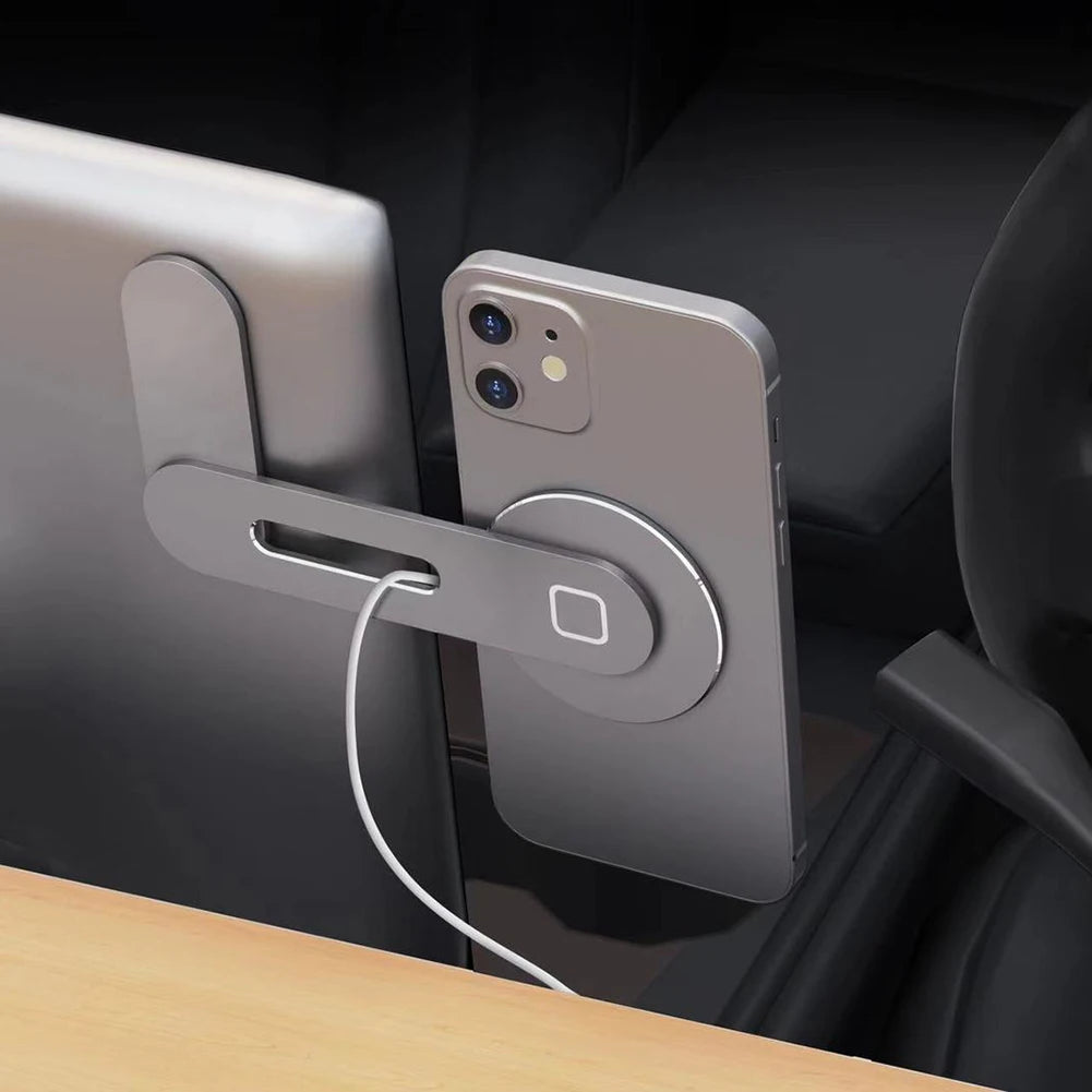 Magnetic Phone Mount for Laptops, Cars, and Displays – 360° Rotation
