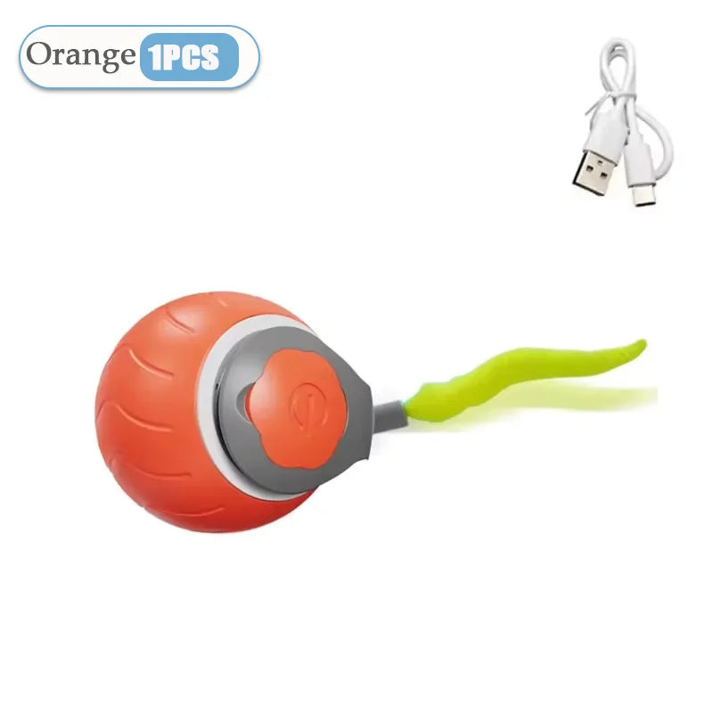 Smart Interactive Cat Toy Ball with Dual Speed, USB Rechargeable & Motion Sensor