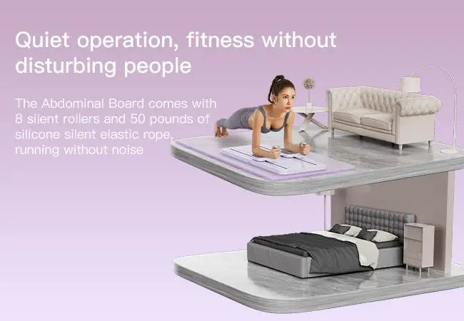 Smart Multifunctional Fitness Trainer with Timer & Thick Pads