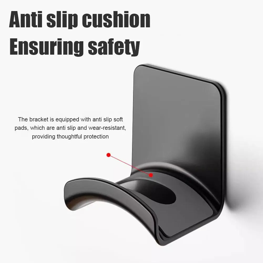 No-Drill Headphone Wall Mount Rack