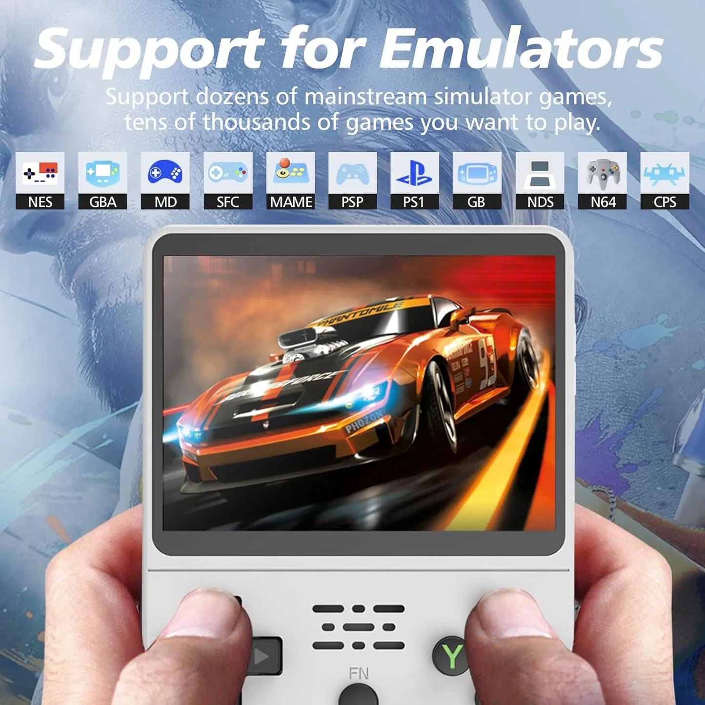 Retro Handheld Gaming Console with 15,000+ Games & Dual Joysticks