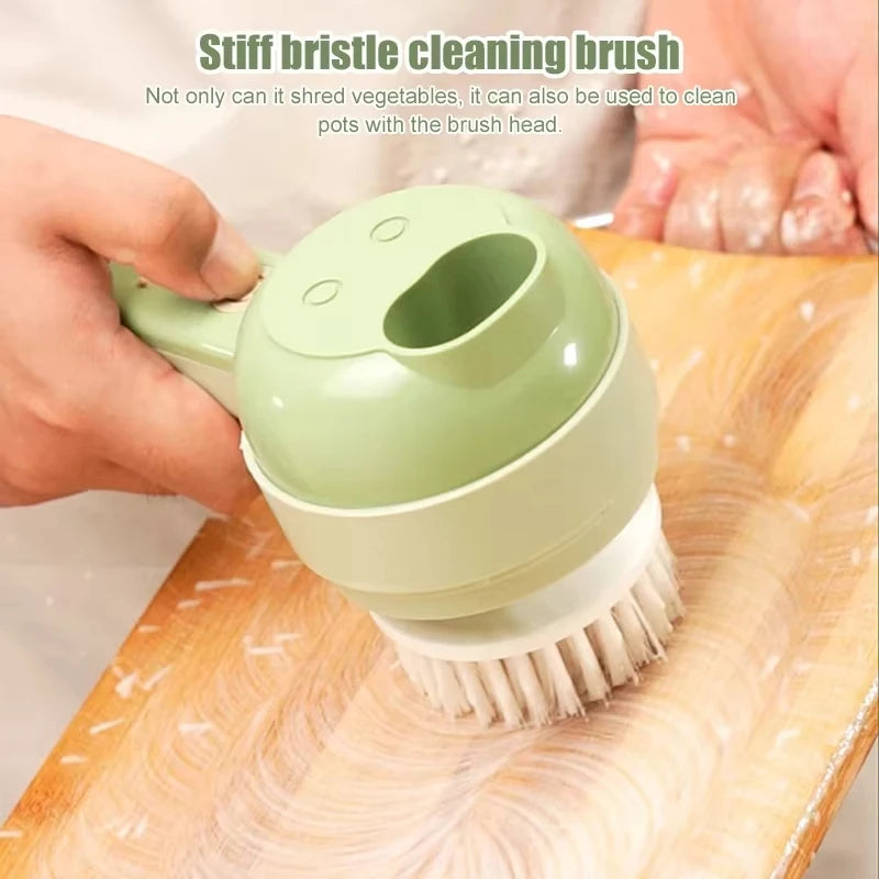 Manual Food Chopper with Stainless Steel Blade