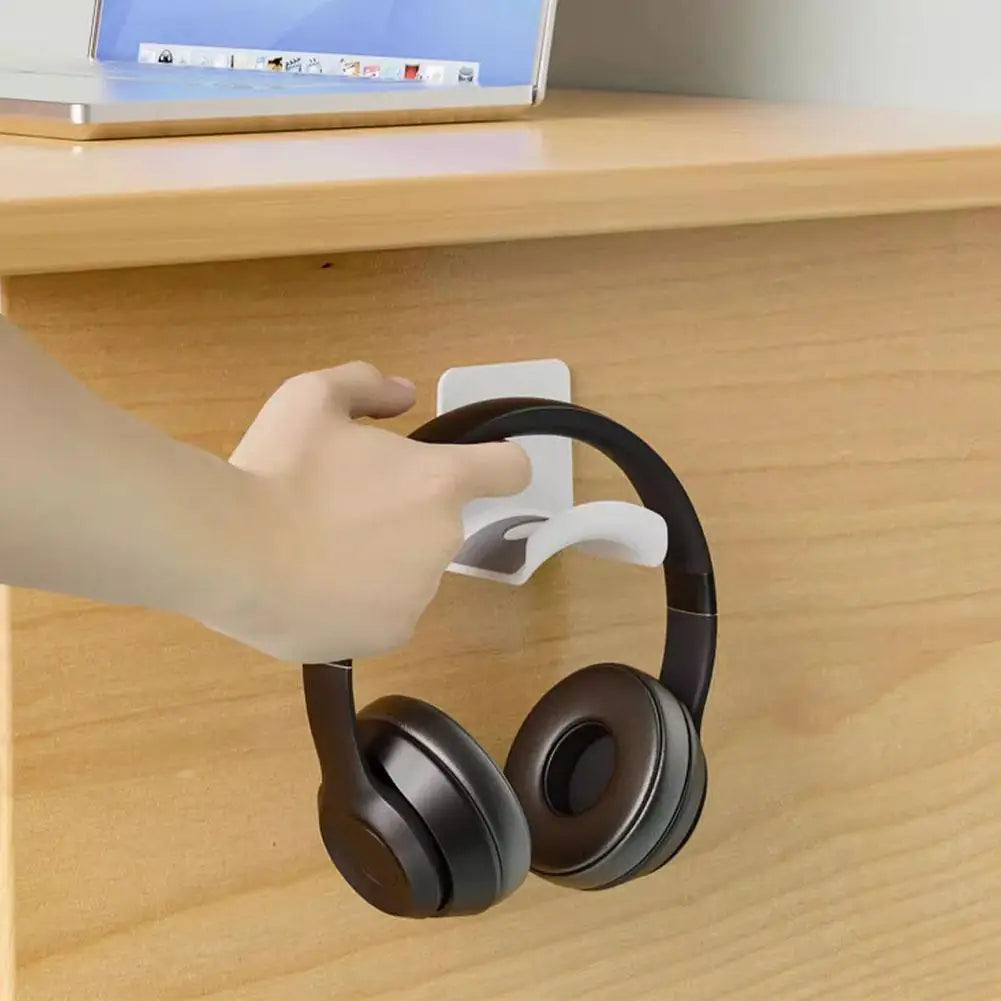 No-Drill Headphone Wall Mount Rack