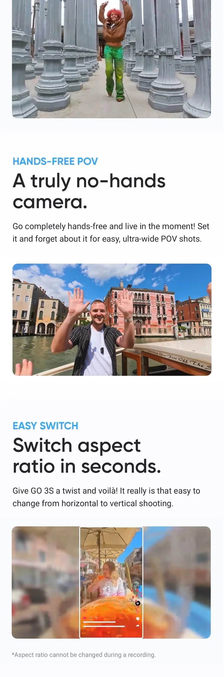4K Ultra-Wide POV Action Camera with Magnetic Mount