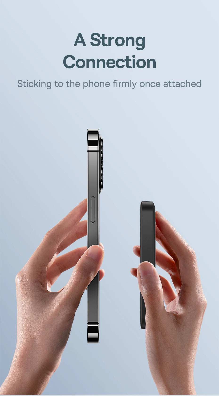 Slim 5000mAh Wireless Power Bank – Pocket-Sized Charger