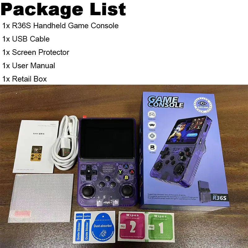 Retro Handheld Gaming Console with 15,000+ Games & Dual Joysticks