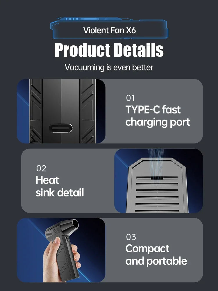 200,000 RPM Brushless Turbo Fan Blower