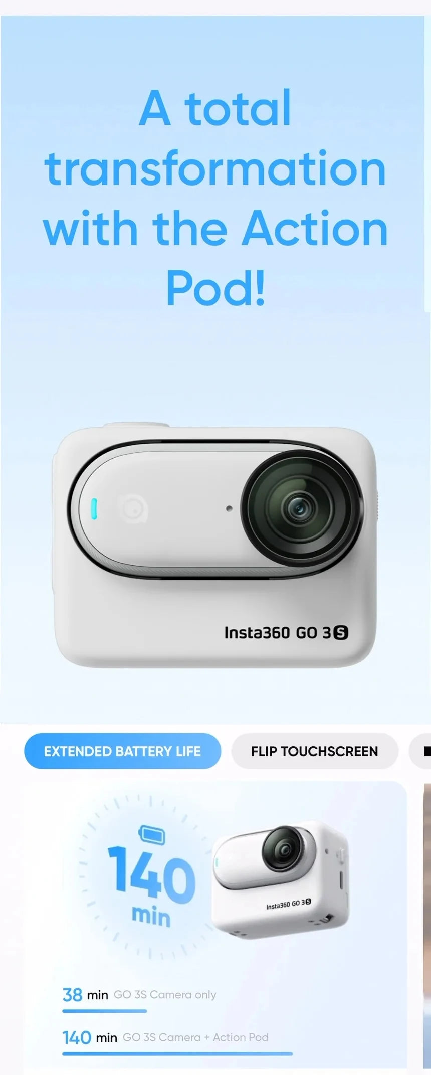 4K Ultra-Wide POV Action Camera with Magnetic Mount
