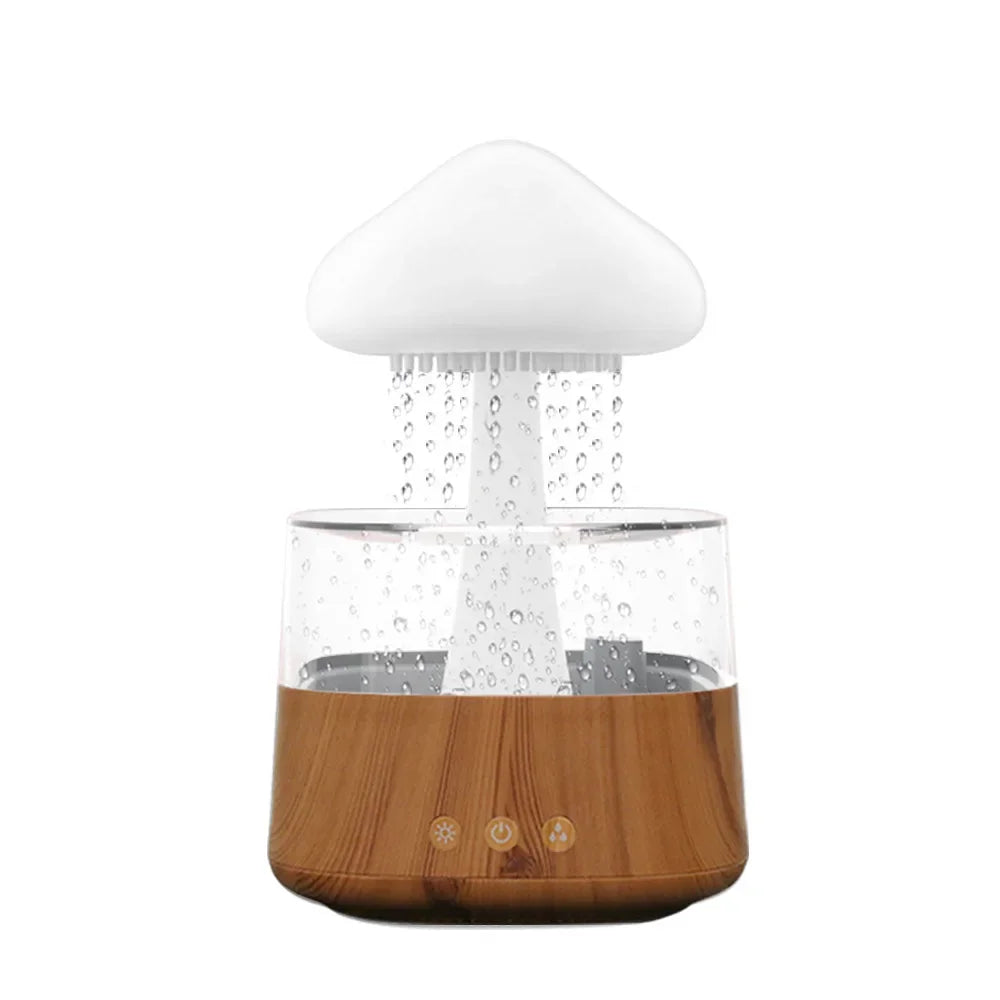 Rain Cloud Humidifier with LED Light & Rain Sound – USB Powered