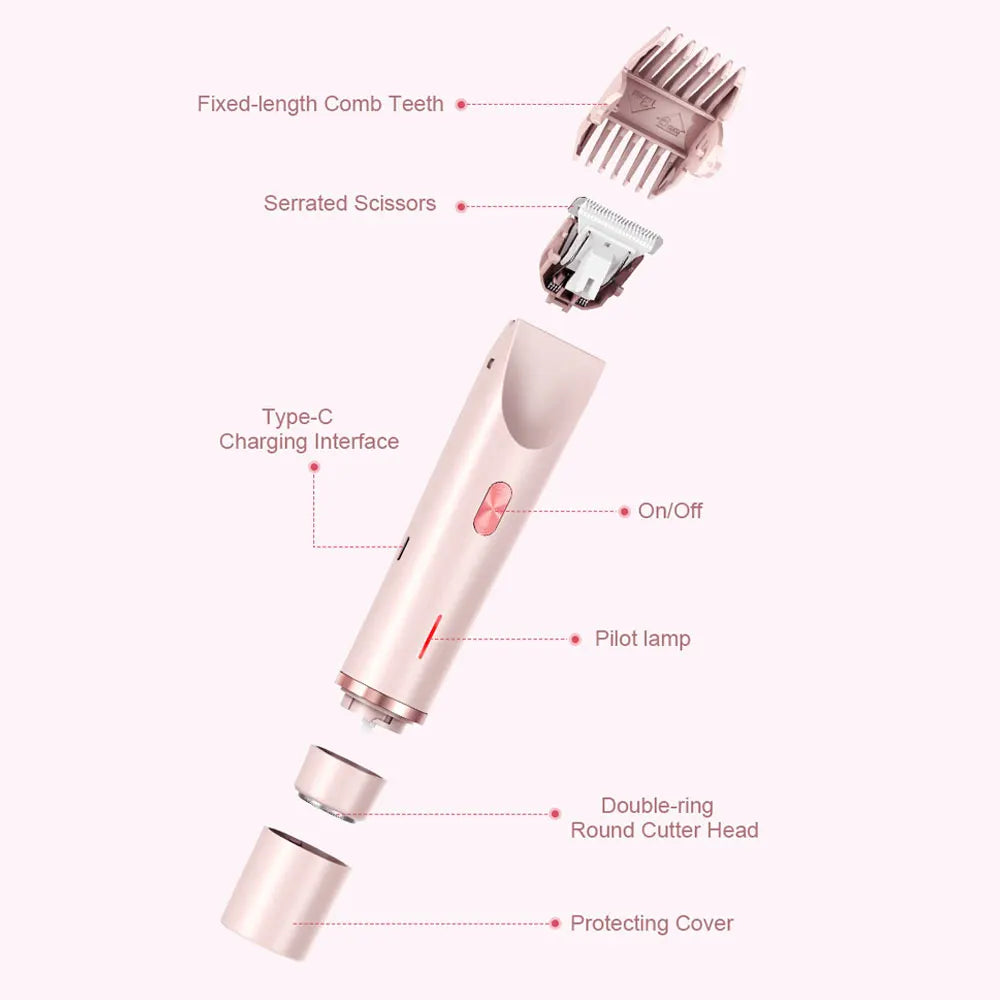 2-in-1 Electric Shaver & Trimmer