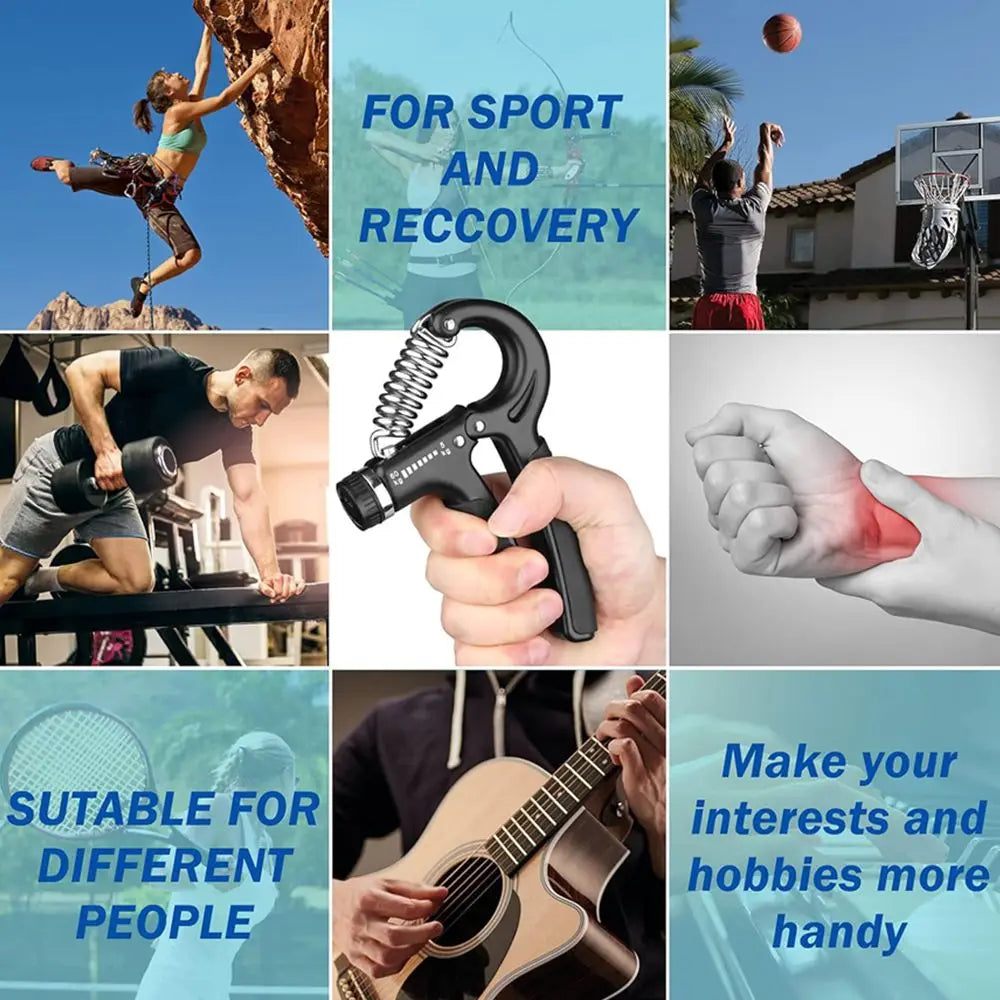 Adjustable Hand Gripper – Grip Strength Trainer for Endurance & Stamina
