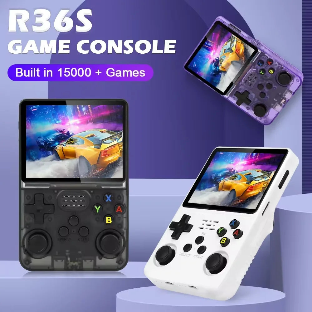Retro Handheld Gaming Console with 15,000+ Games & Dual Joysticks