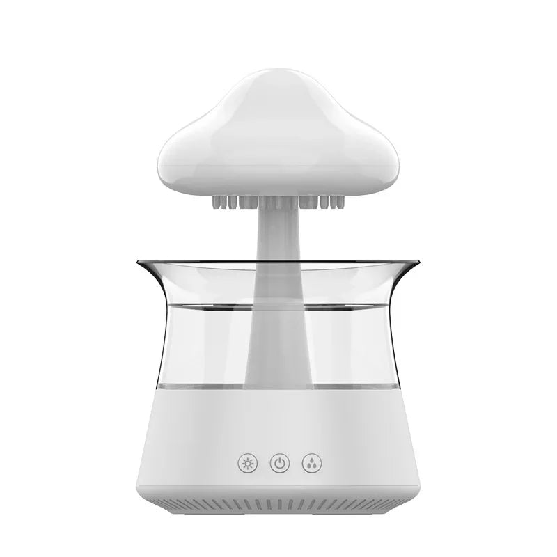 Rain Cloud Humidifier with LED Light & Rain Sound – USB Powered