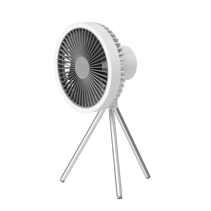 Smart Rechargeable Cooling Fan with 3-Speed & Timer
