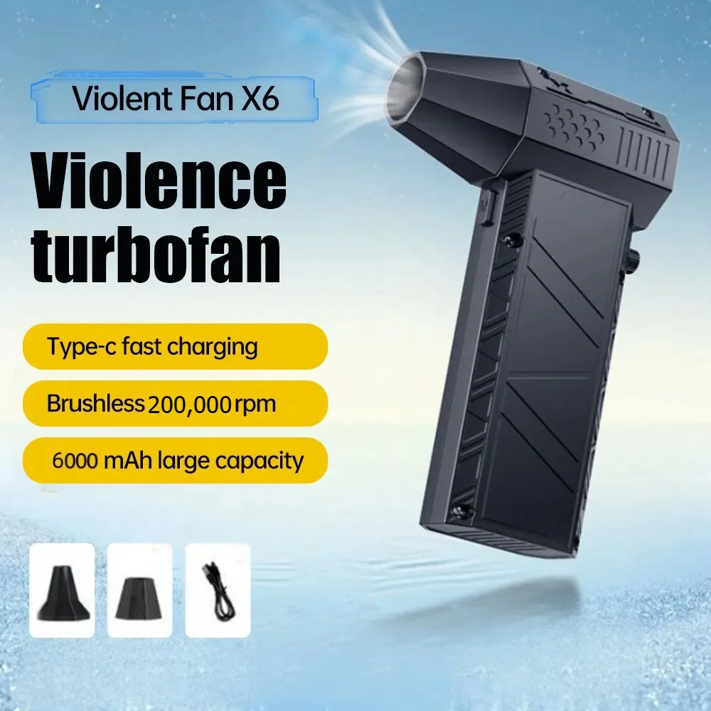 200,000 RPM Brushless Turbo Fan Blower