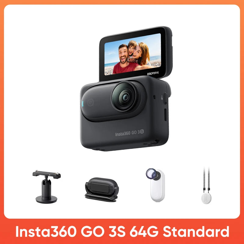4K Ultra-Wide POV Action Camera with Magnetic Mount