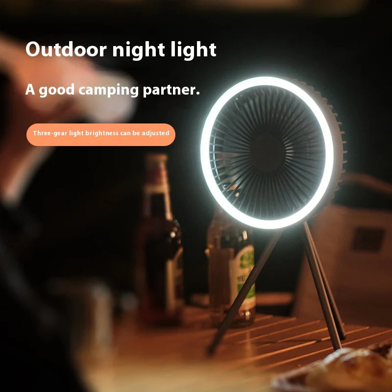 Smart Rechargeable Cooling Fan with 3-Speed & Timer