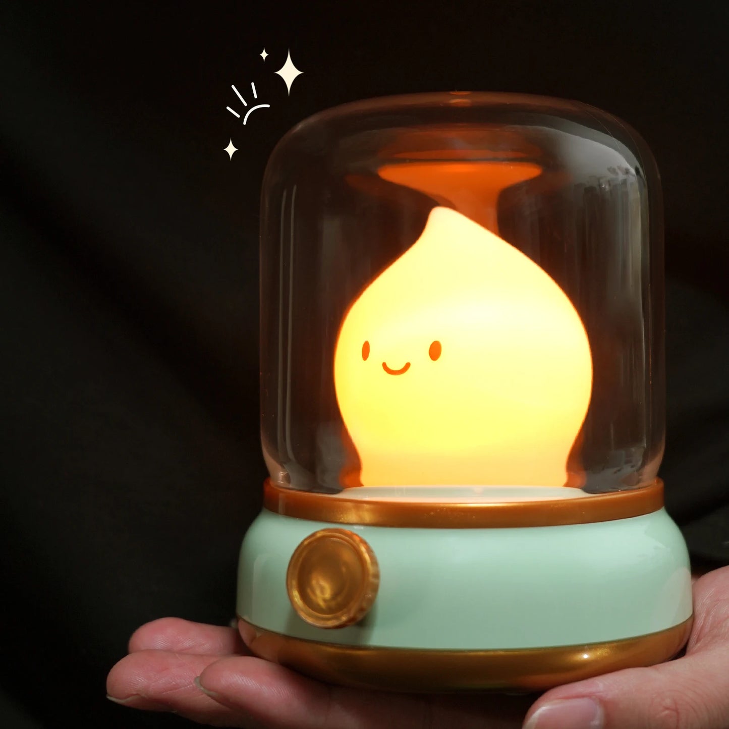 Vintage-Style Kerosene Night Lamp