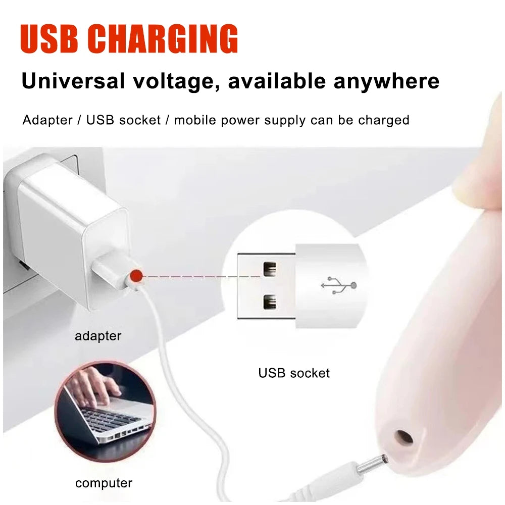 Rechargeable Electric Foot Grinder for Dead Skin & Callus Removal