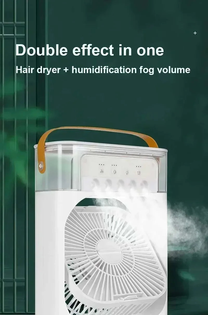 3-in-1 Portable Air Cooler Fan – Compact AC, Humidifier & Fan