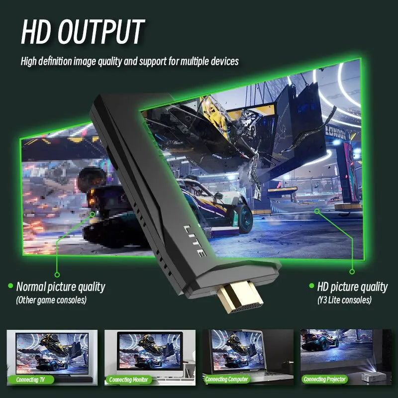 RetroBox Console with 1000+ Built-In TV Games & HD Output