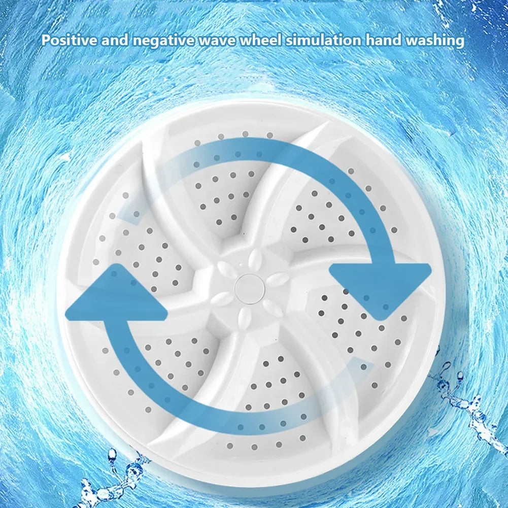 Mini USB-Powered Portable Washing Machine – Compact Travel Washer
