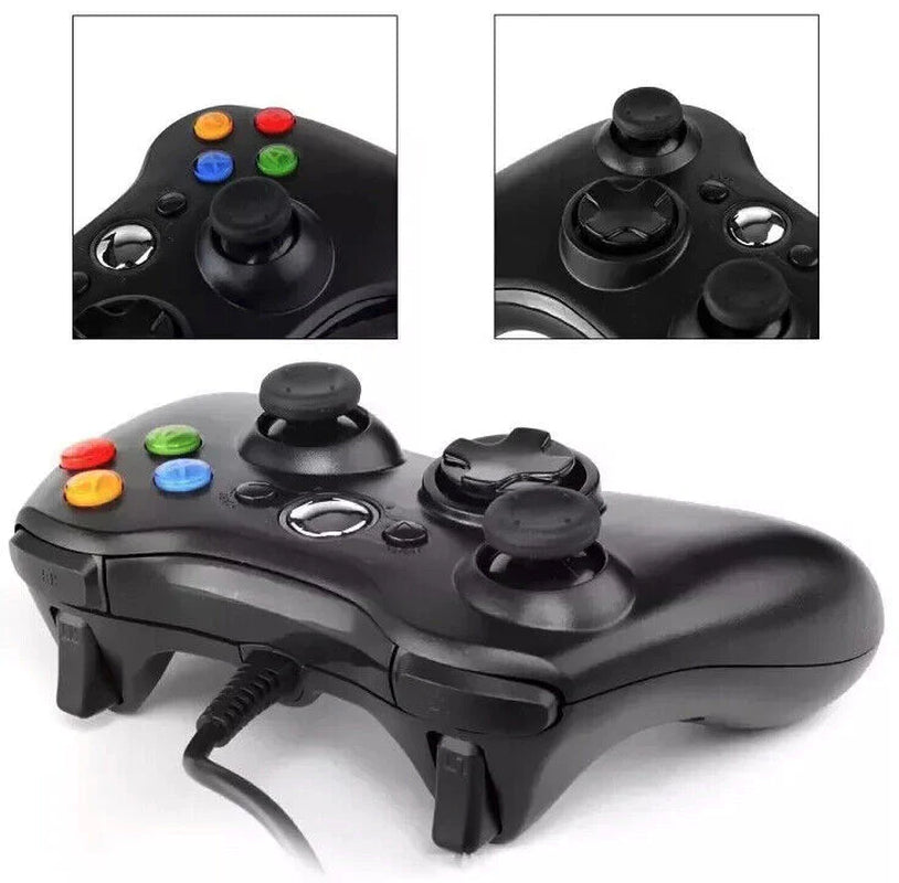 Wired Controller USB for PC Compatible with Xbox 360 / Windows 7 8 10 11 Gamepad