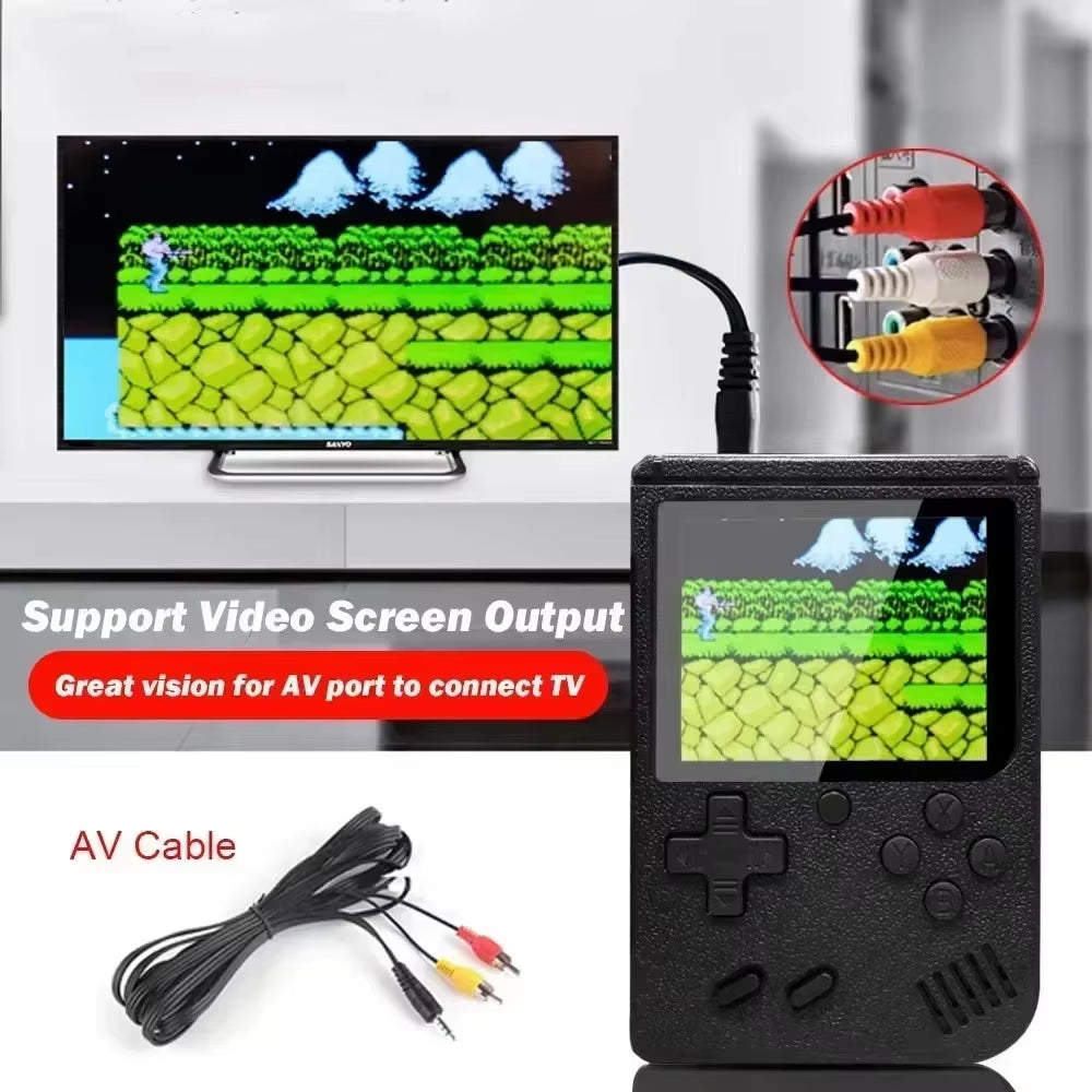 NEW Portable Retro Mini Video Game Console 8-Bit Handheld Game Player Built-In 400 Games AV Out Game Console Game Boy