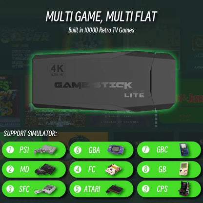 RetroBox Console with 1000+ Built-In TV Games & HD Output