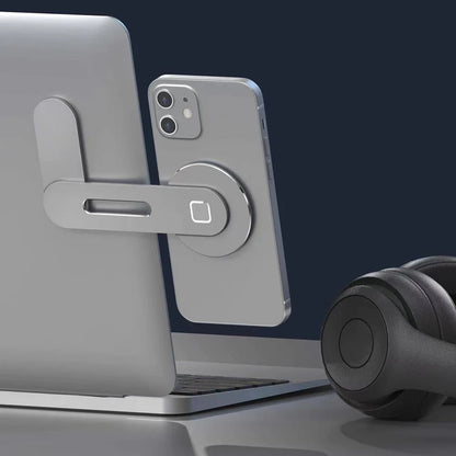 Magnetic Phone Mount for Laptops, Cars, and Displays – 360° Rotation
