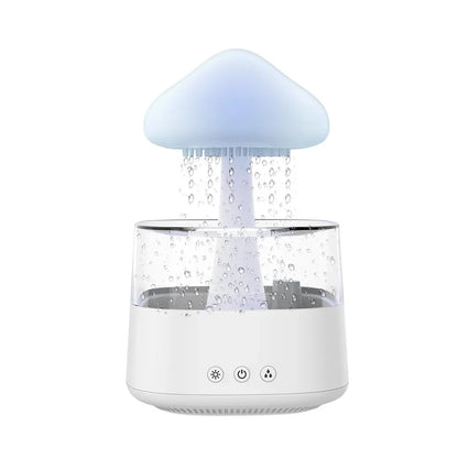 Rain Cloud Humidifier with LED Light & Rain Sound – USB Powered