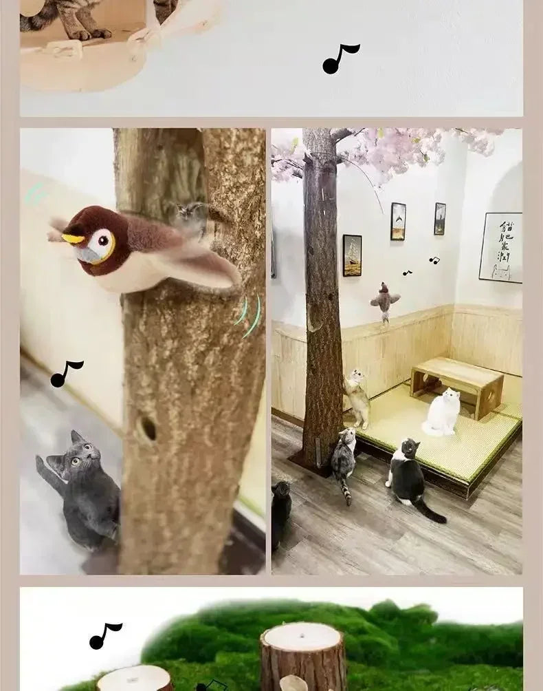 Dancing Sparrow – Interactive Cat Toy