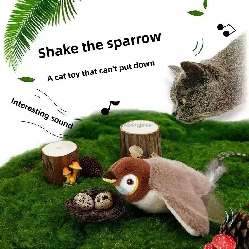 Dancing Sparrow – Interactive Cat Toy