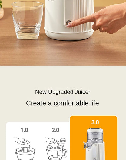Electric Citrus Juicer with Powerful Performance & Compact Design