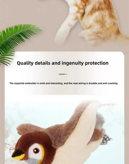 Dancing Sparrow – Interactive Cat Toy