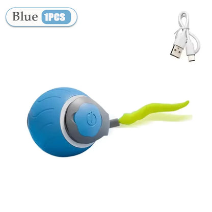 Smart Interactive Cat Toy Ball with Dual Speed, USB Rechargeable & Motion Sensor