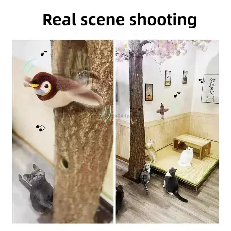 Dancing Sparrow – Interactive Cat Toy