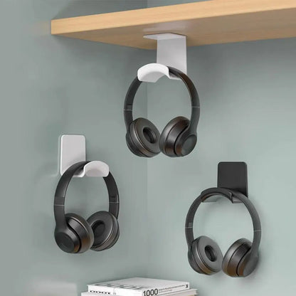 No-Drill Headphone Wall Mount Rack