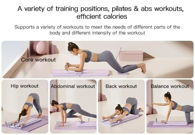 Smart Multifunctional Fitness Trainer with Timer & Thick Pads