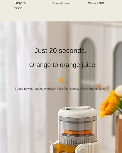 Electric Citrus Juicer with Powerful Performance & Compact Design