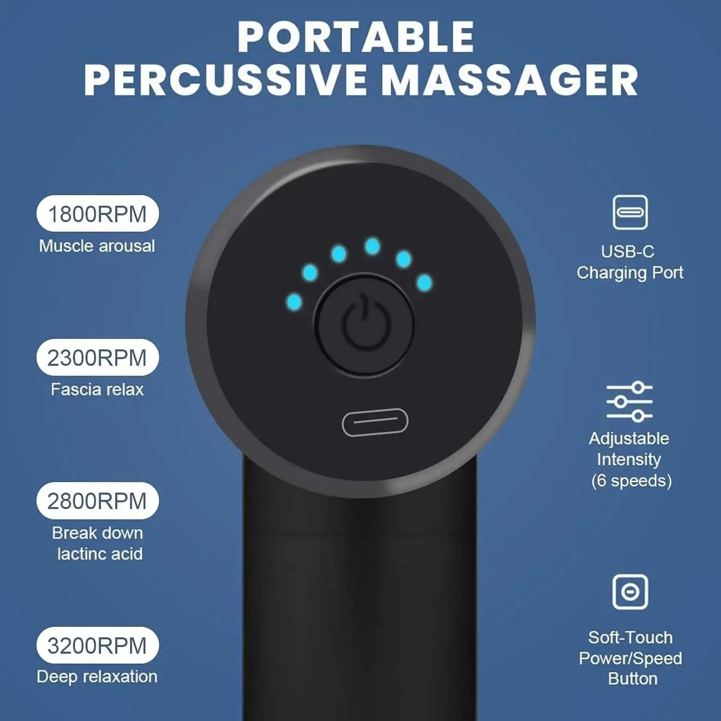 Mini Silent Smart Massage Gun