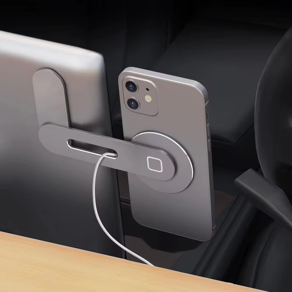 MagnaDock© - Magnetic Phone Mount for Laptops & Cars